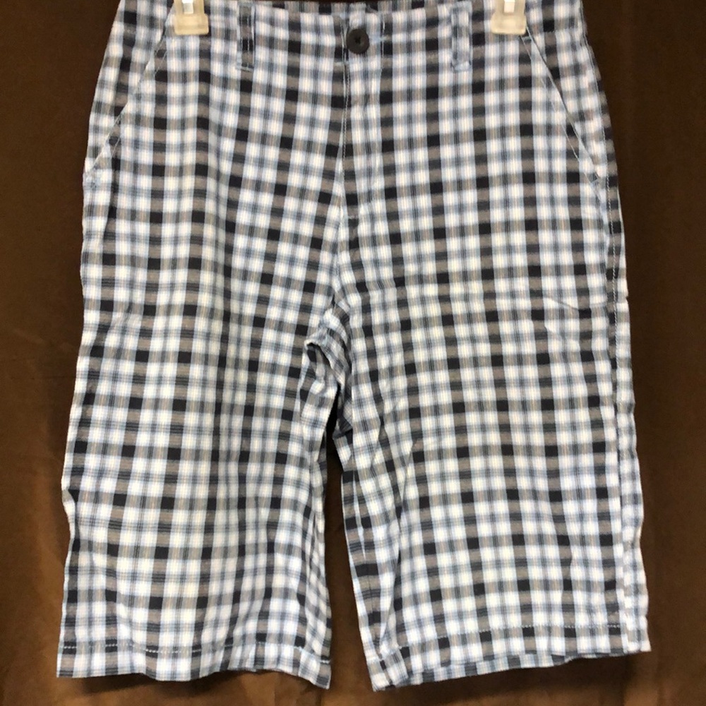 Nautica blue plaid shorts boys‎ 18
